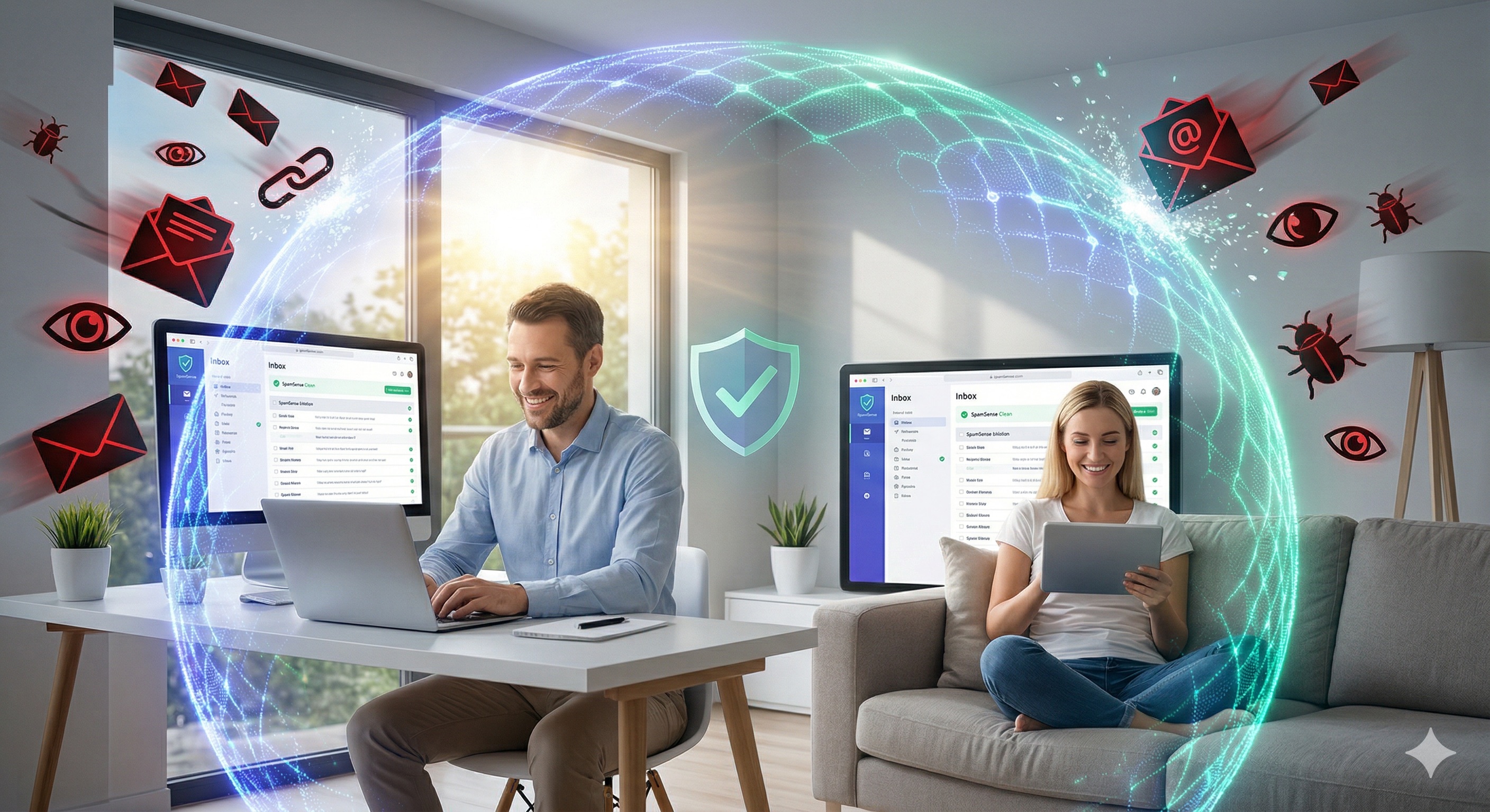 SpamSense Software im Einsatz